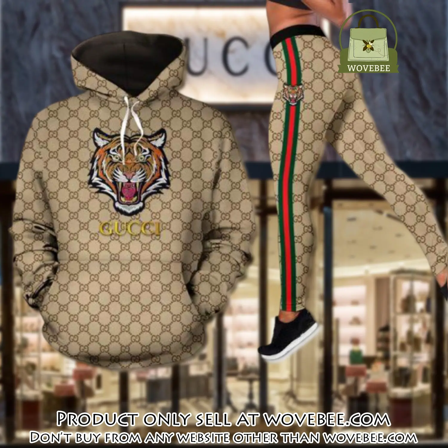 Gucci tiger hoodie legging set luxury for women wvb5816760
